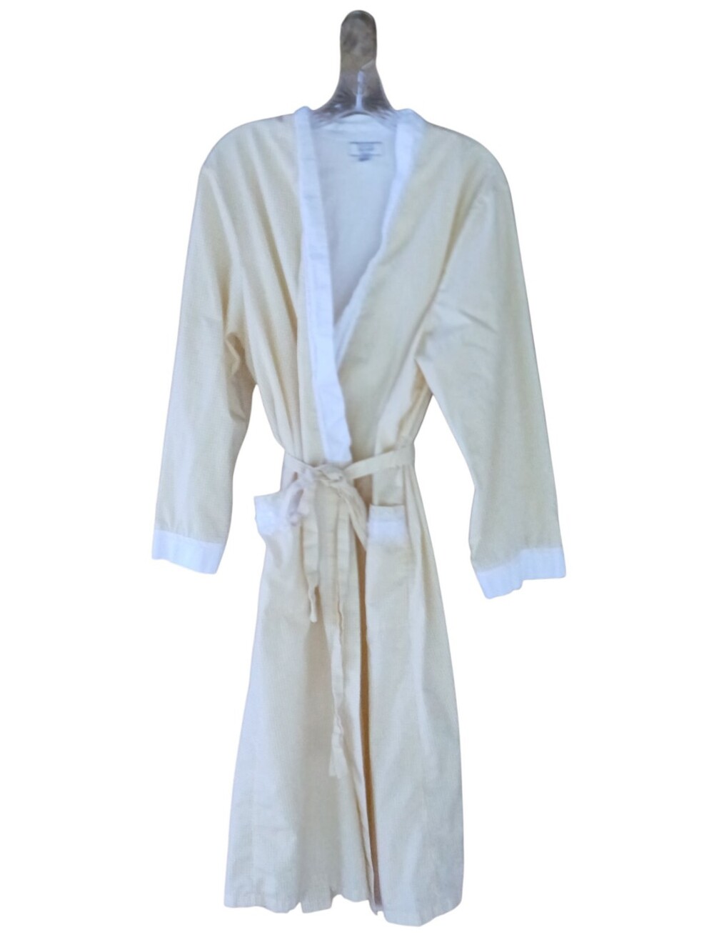 Celestial Dreams Yellow Gingham Belted Robe 2X